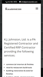 Mobile Screenshot of johnstonltd.com
